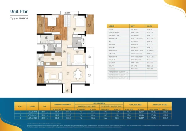 godrej blue floor plan 3bhk l