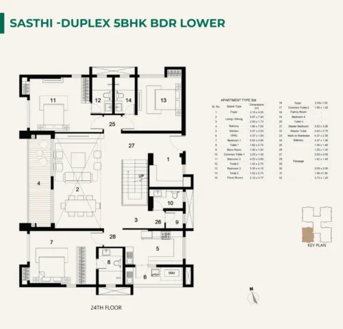 utpalaa floorplan p6bdr lower
