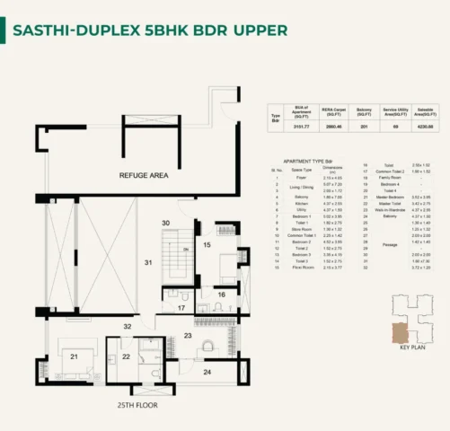 utpalaa floorplan p6bdr upper