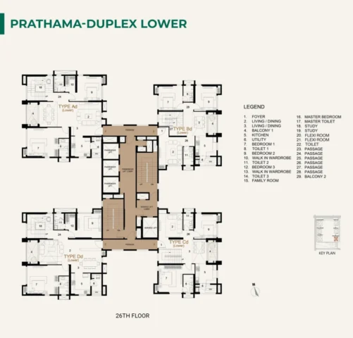utpalaa floorplan prathama duplex