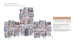 merlin niyasa 3.5, 4 and 4.5 bhk luxury apartment near ruby, em bypass