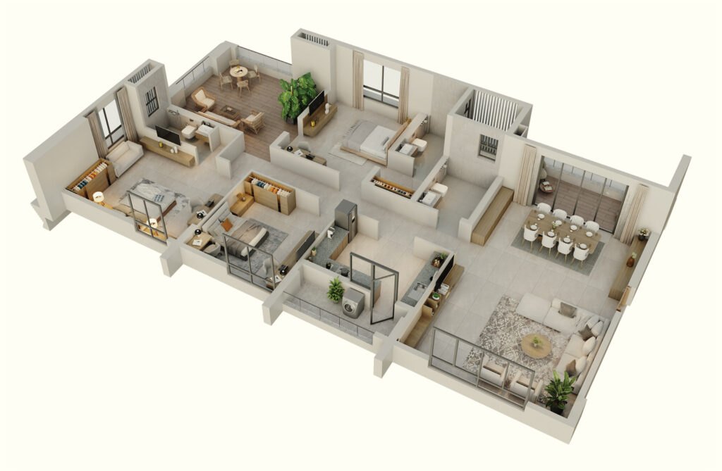 ambuja udyatt floor plan 3bhk+3t