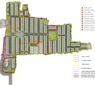 Srijan Nirvana 3 BHK Bungalow Raghabpur, Rajpur, Southern Bypass Master Plan