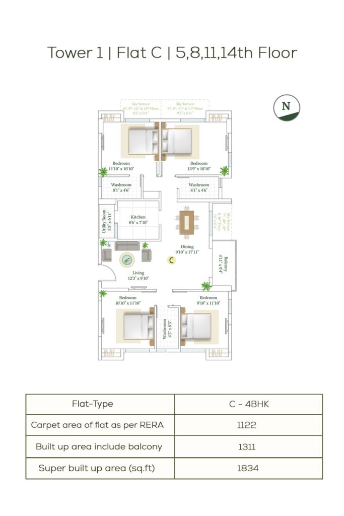 eden-tattvam-2-3-4-bhk-premium-apartment-maniktala-kankurgachi-kolkata-floor-plan
