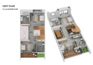 Srijan Botanica 3 and 4 BHK Bungalow Jagaddal, Rajpur, Southern Bypass Floor Plan