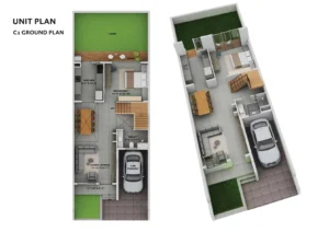 Srijan Botanica 3 and 4 BHK Bungalow Jagaddal, Rajpur, Southern Bypass Floor Plan