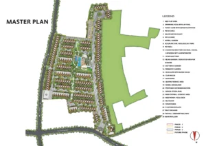 Srijan Botanica 3 and 4 BHK Bungalow Jagaddal, Rajpur, Southern Bypass Master Plan