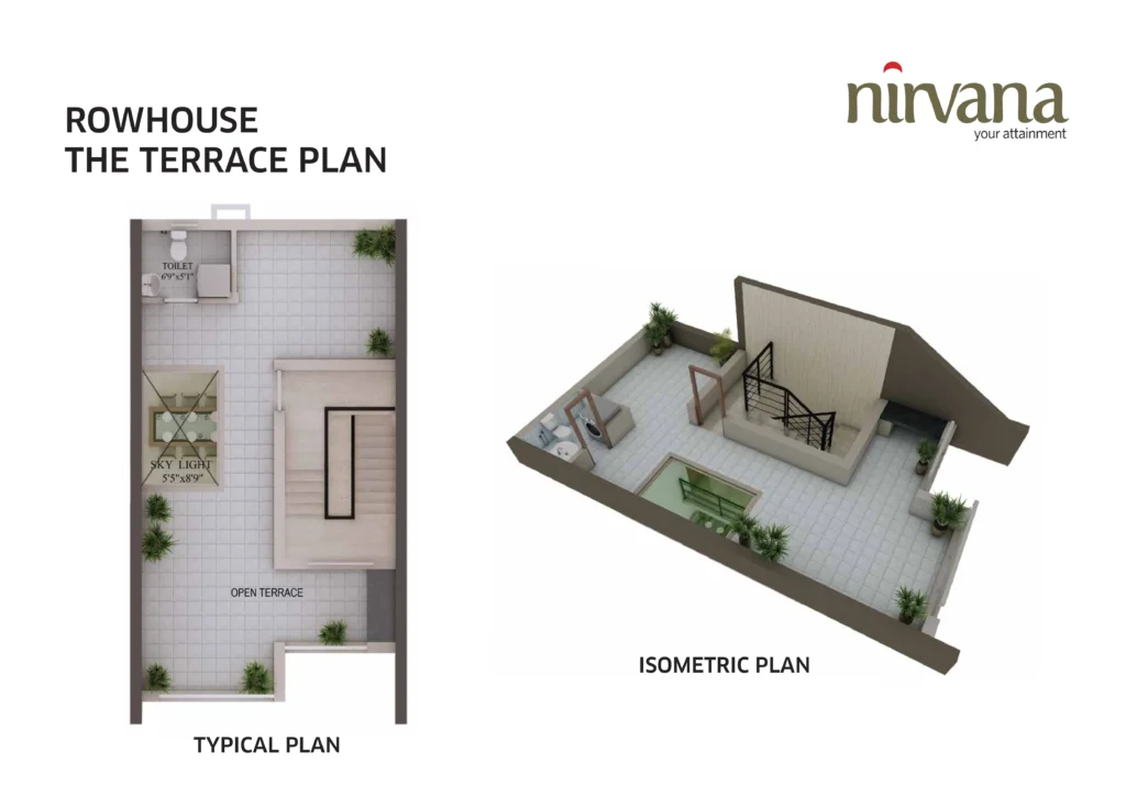 Srijan Nirvana 3 BHK Bungalow Raghabpur, Rajpur, Southern Bypass Floor Plan