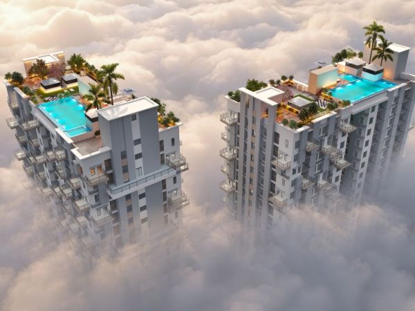 merlin lakescape 2 and 3 bhk apartment new town action area III near shapoorji