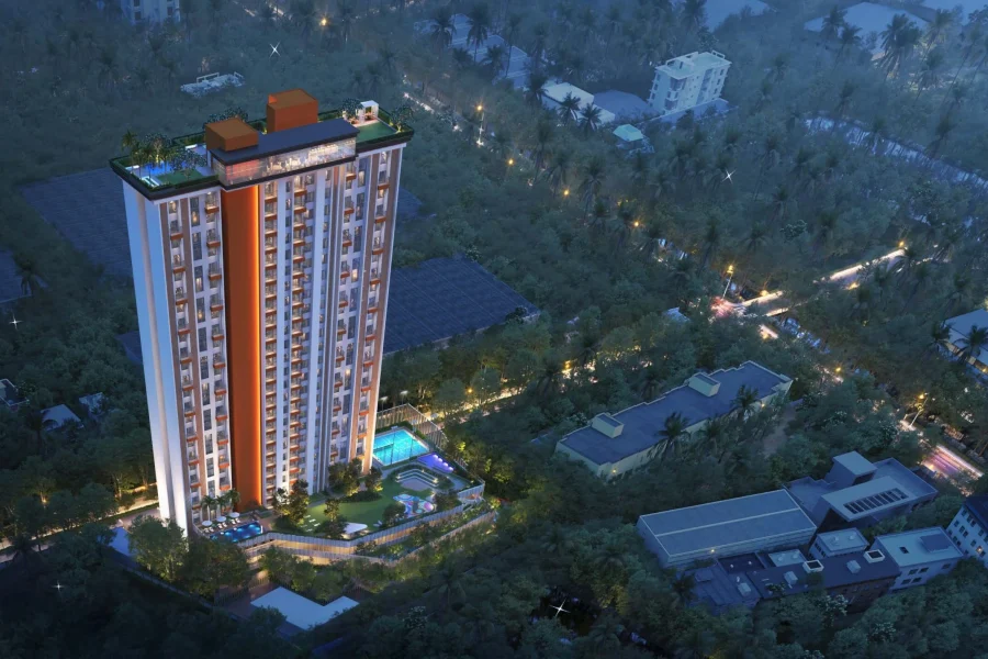 dtc skyler 3 and 4 bhk premium apartment dh road joka kolkata