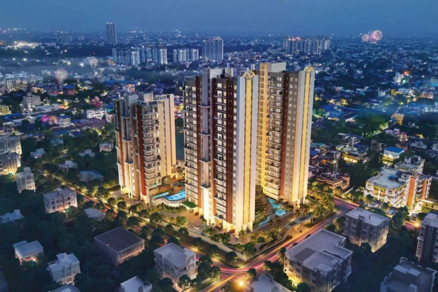 skdj nidhara 3, 4 and 5 bhk luxury apartment buroshibtala, new alipore